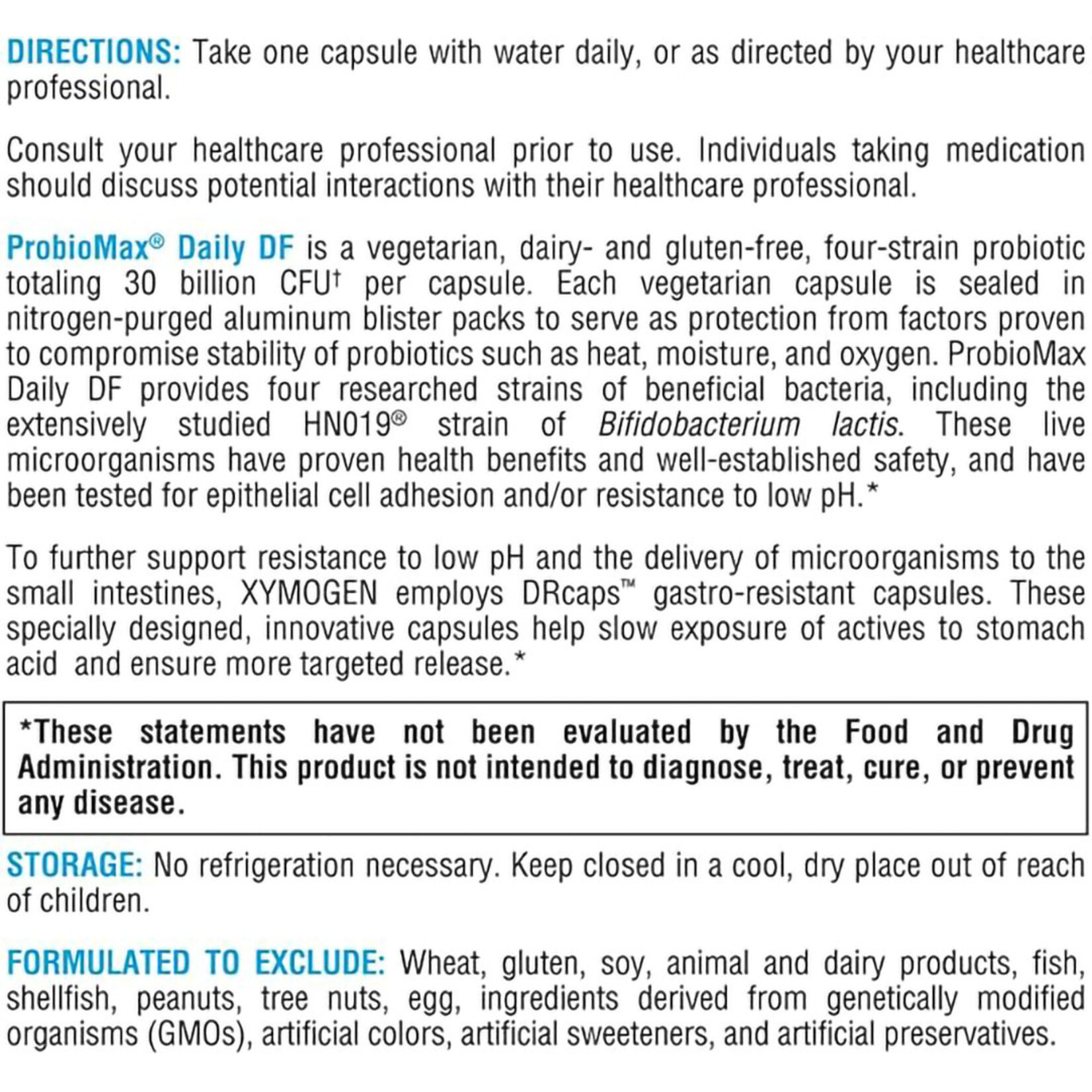 Xymogen ProbioMax Daily 30B (formerly ProbioMax Daily DF 30 Billion CFU) 30c Xymogen *sale*