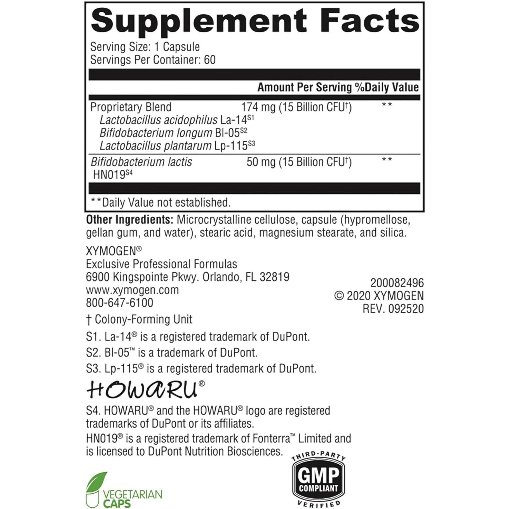 Xymogen ProbioMax Daily 30B (formerly ProbioMax Daily DF 30 Billion CFU) 30c Xymogen *sale*