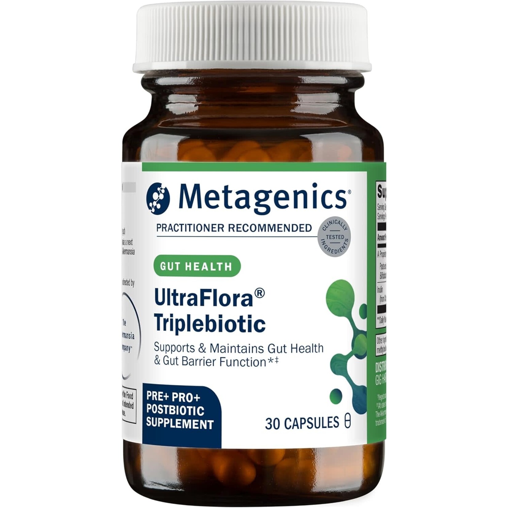 Metagenics UltraFlora Triplebiotic 30c Metagenics