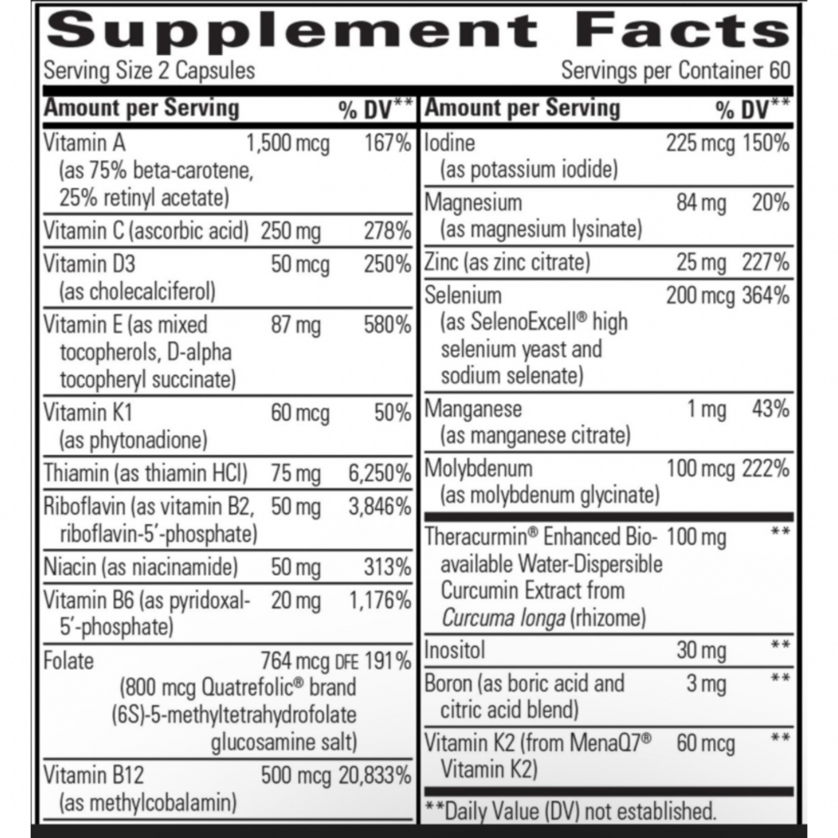 Integrative Therapeutics Clinical Nutrients HP Integrative Therapeutics 120