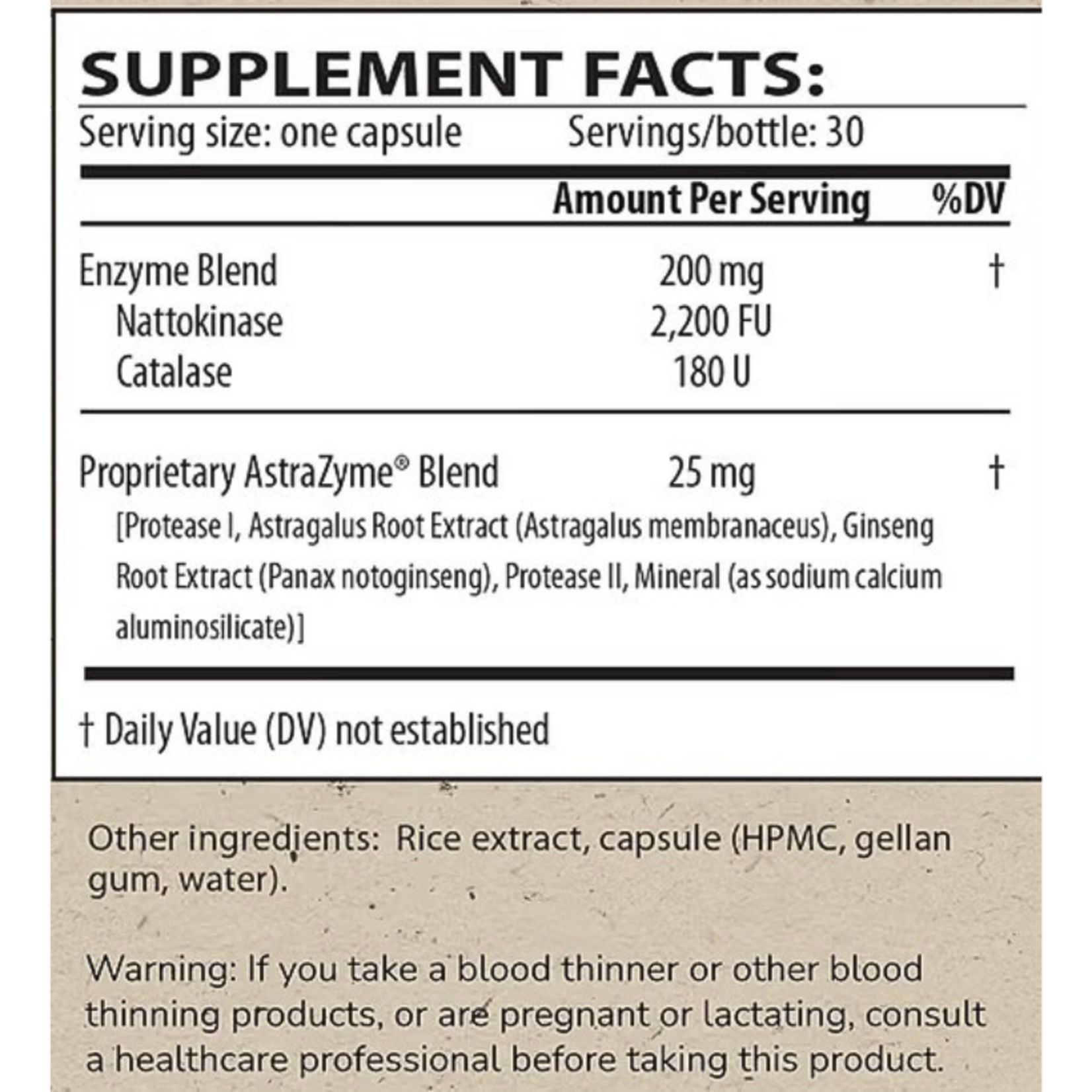 Master Supplements Nattostim 30c Master Supplements