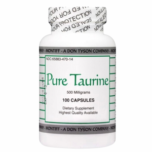 Montiff Pure Taurine 500mg 100c Montiff