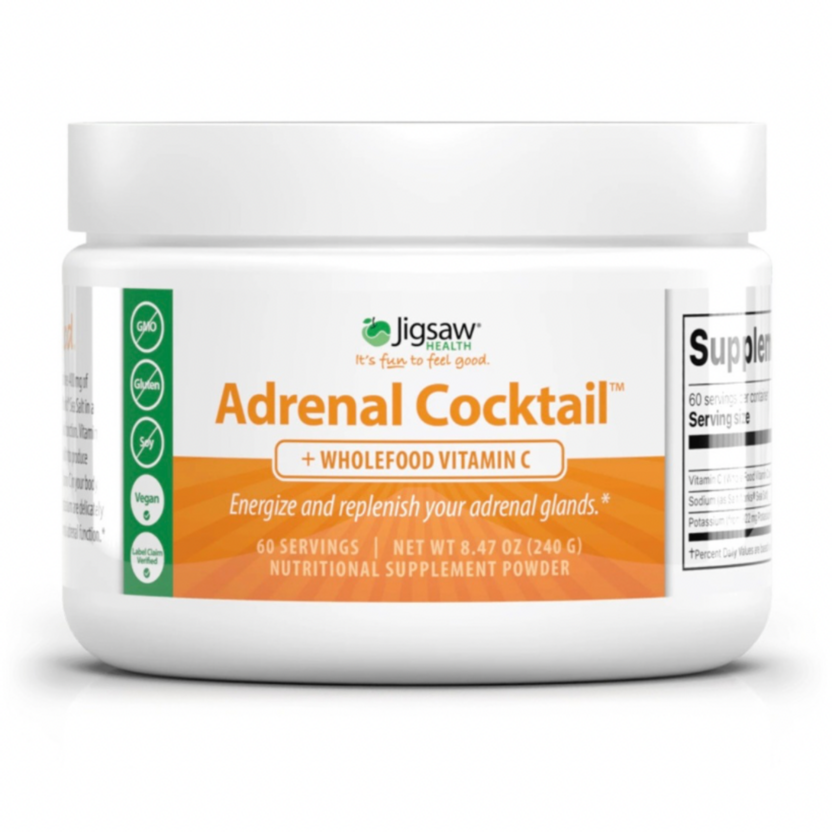 Jigsaw Adrenal Cocktail Powder 8.47 oz  Jigsaw