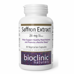 BioClinic Naturals Saffron Extract 28mg 30c Bioclinic