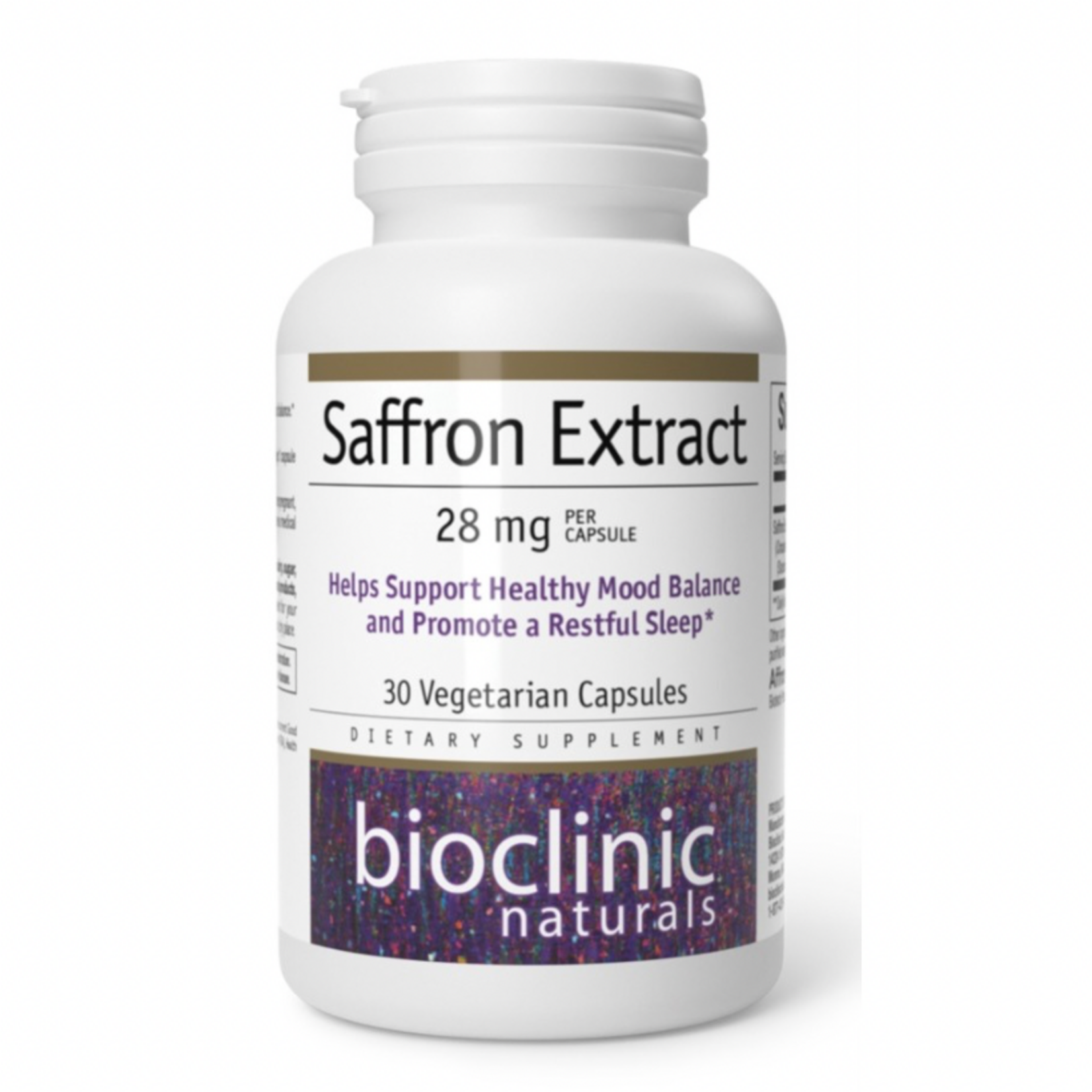BioClinic Naturals Saffron Extract 28mg 30c Bioclinic