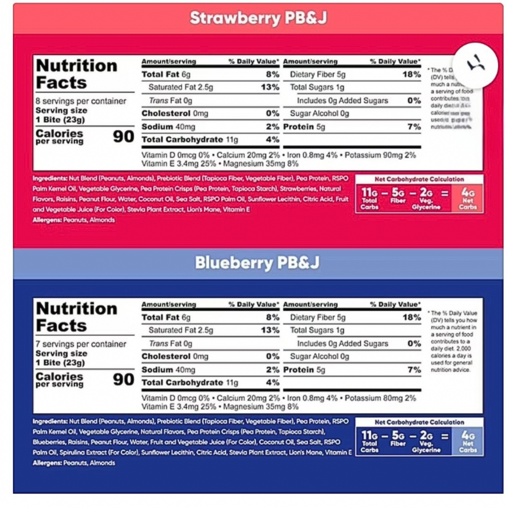 IQ Bar IQ Bar Bites PB&J Variety Pack 15count