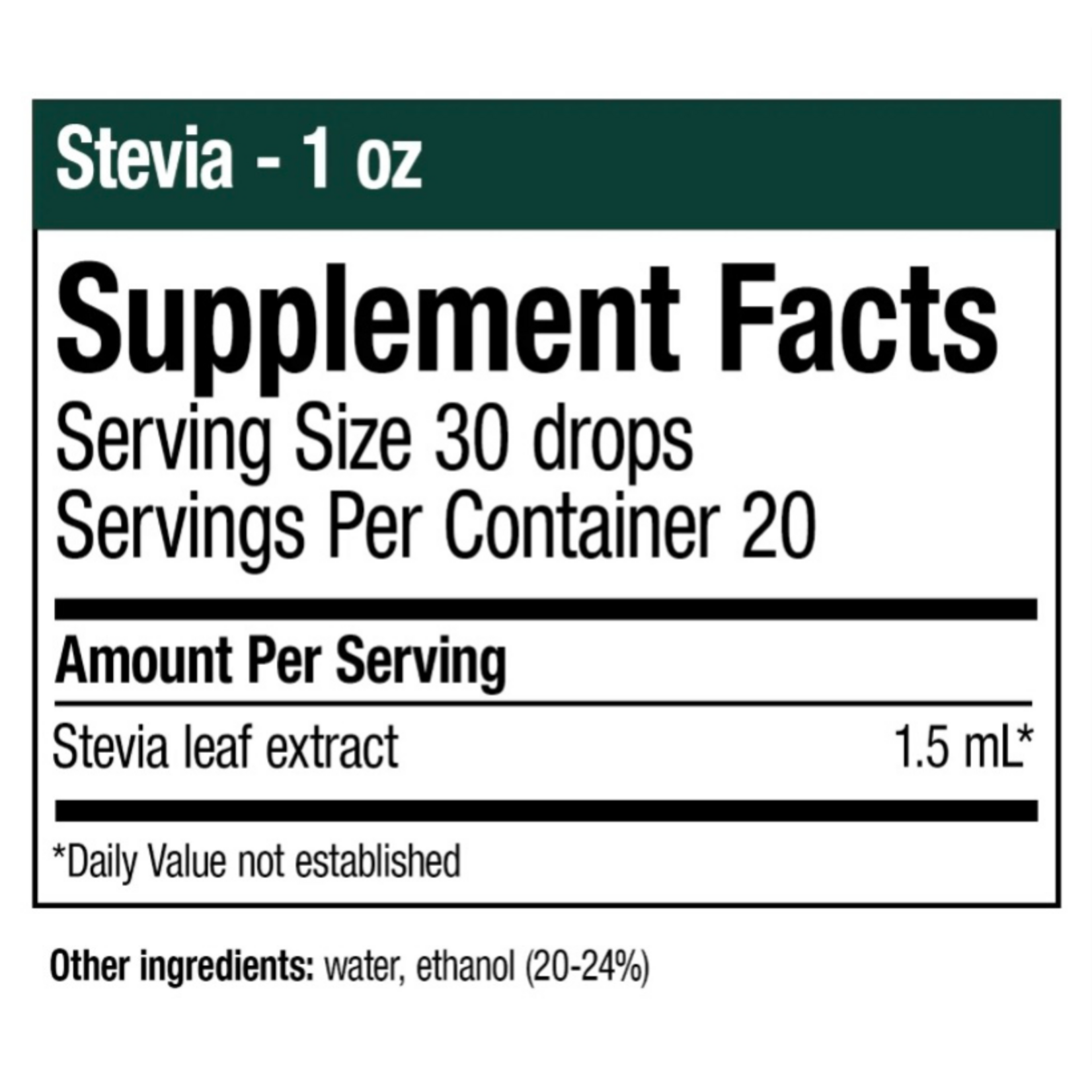 Nutramedix Stevia 1oz NutraMedix