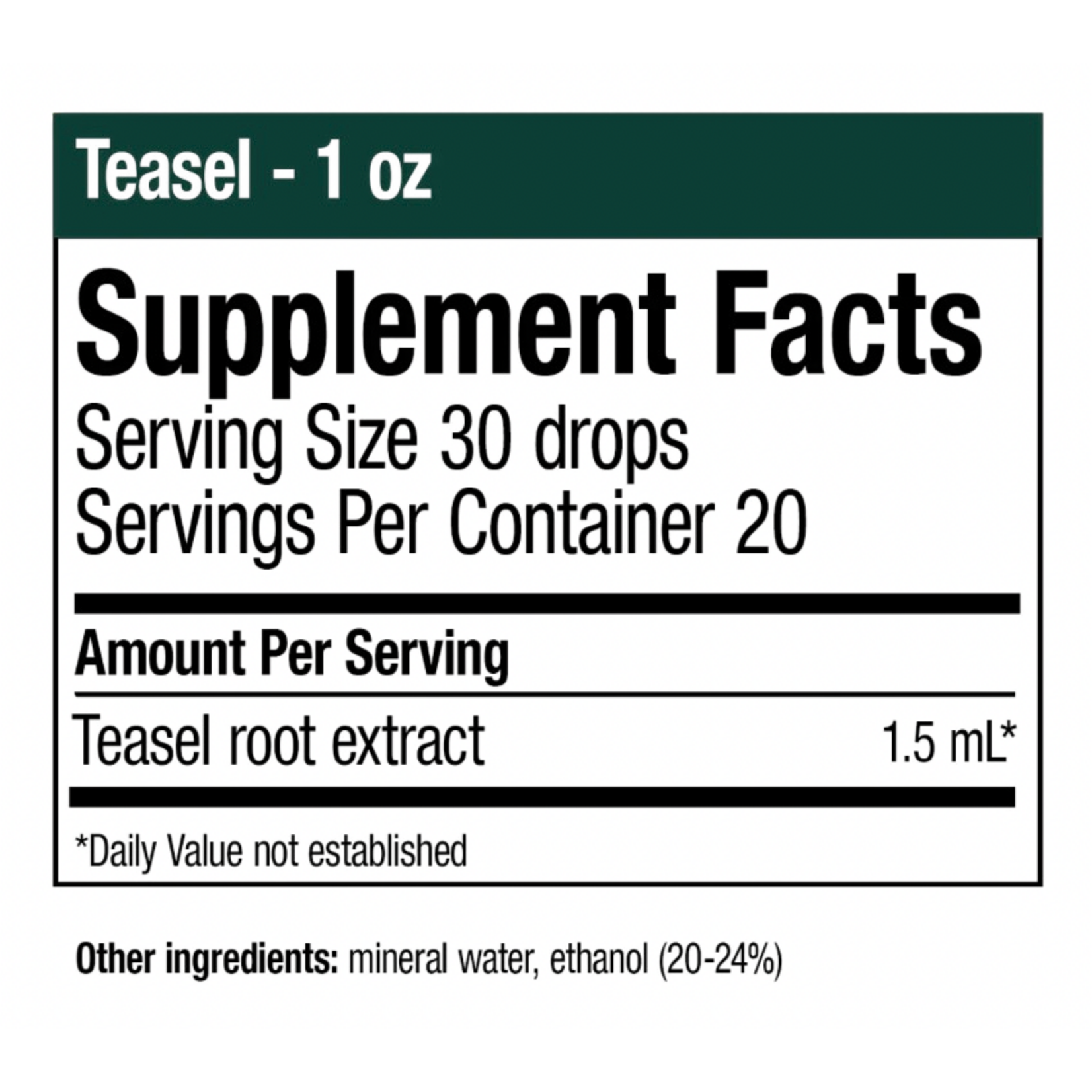 Nutramedix Teasel 1oz NutraMedix