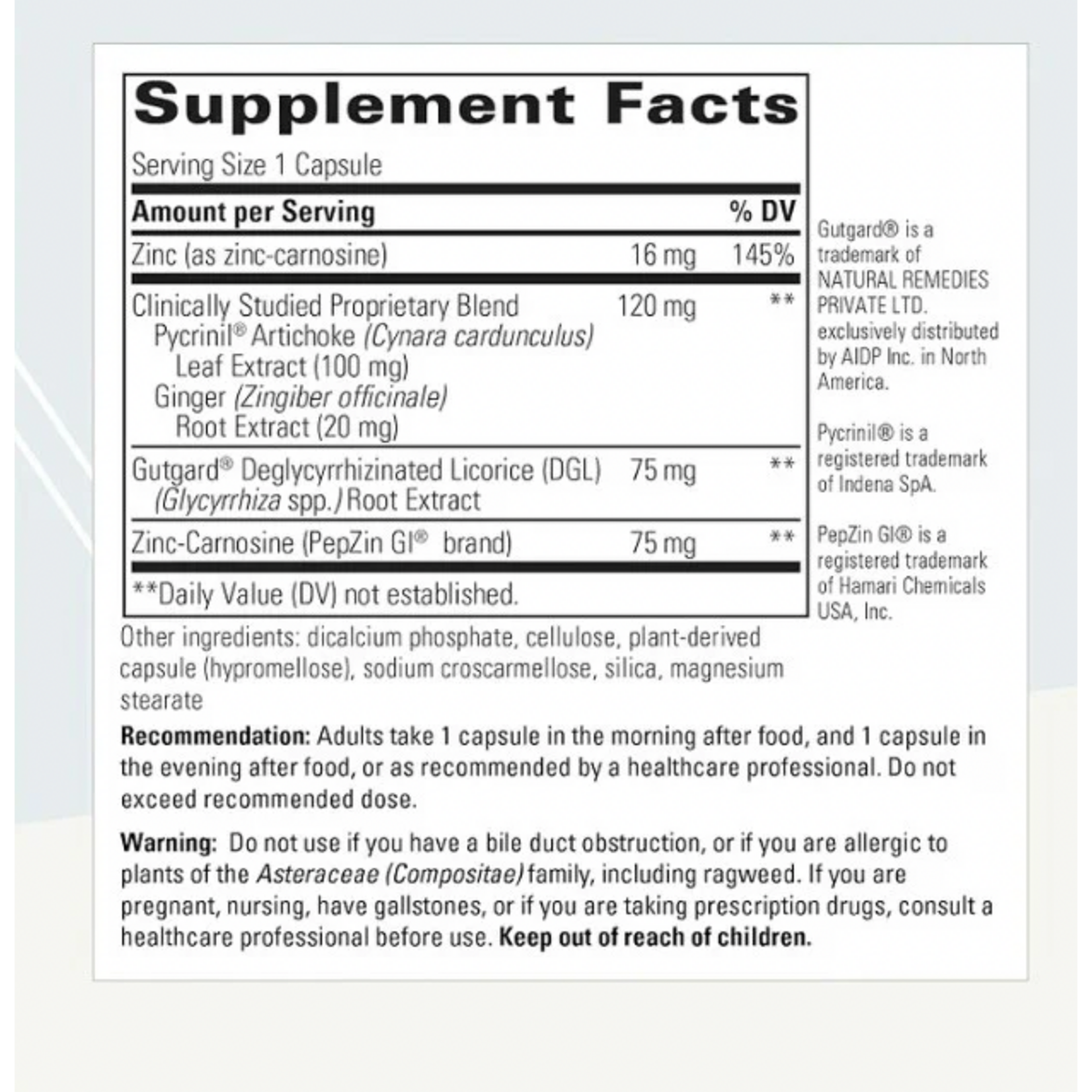 Integrative Therapeutics Heartburn Advantage 60c Integrative Therapeutics