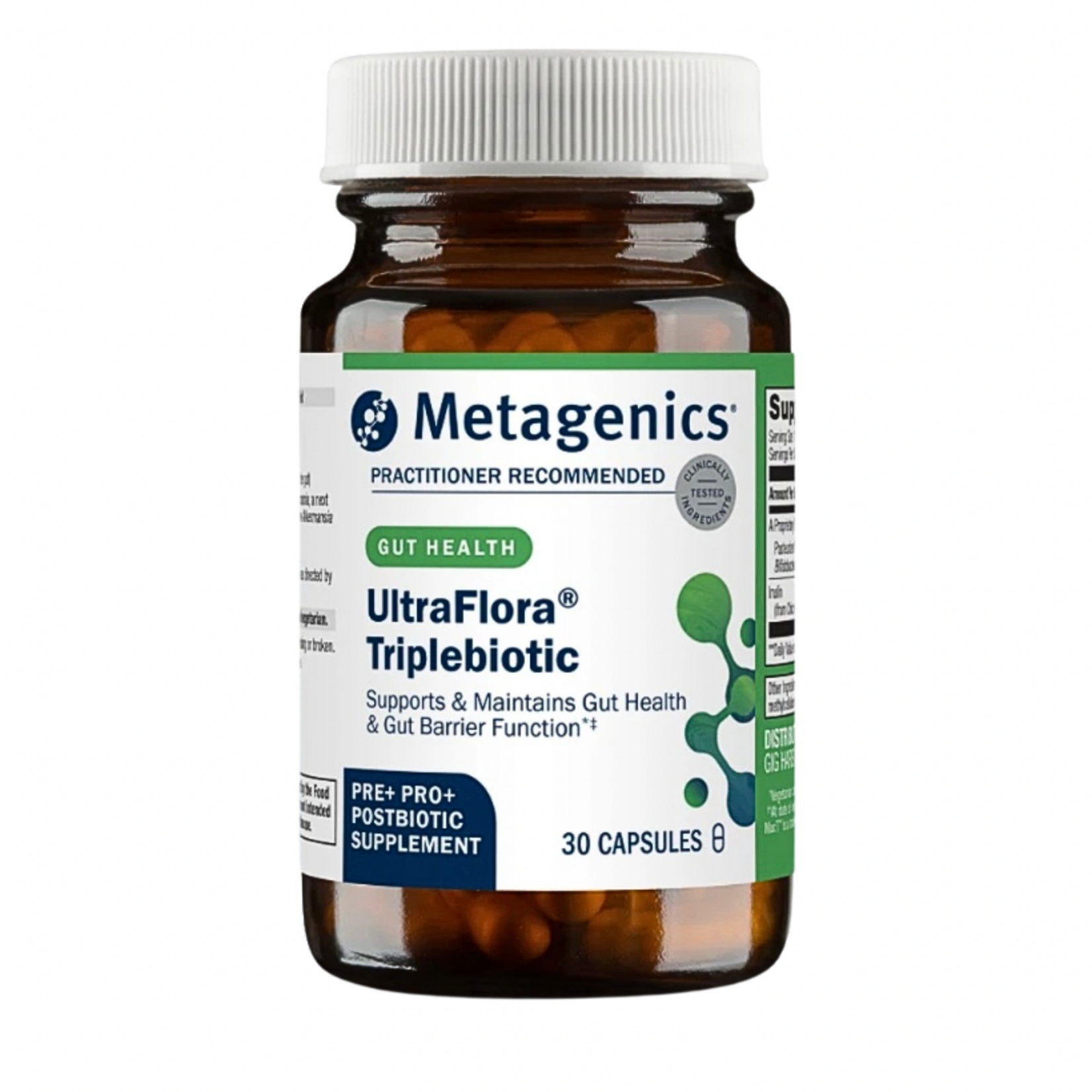 Metagenics UltraFlora Triplebiotic 30c Metagenics
