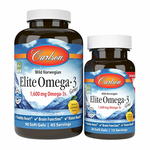 Carlson Labs Elite Omega 3 Gems (90sg + 30sg) 2 bottle total 120sg