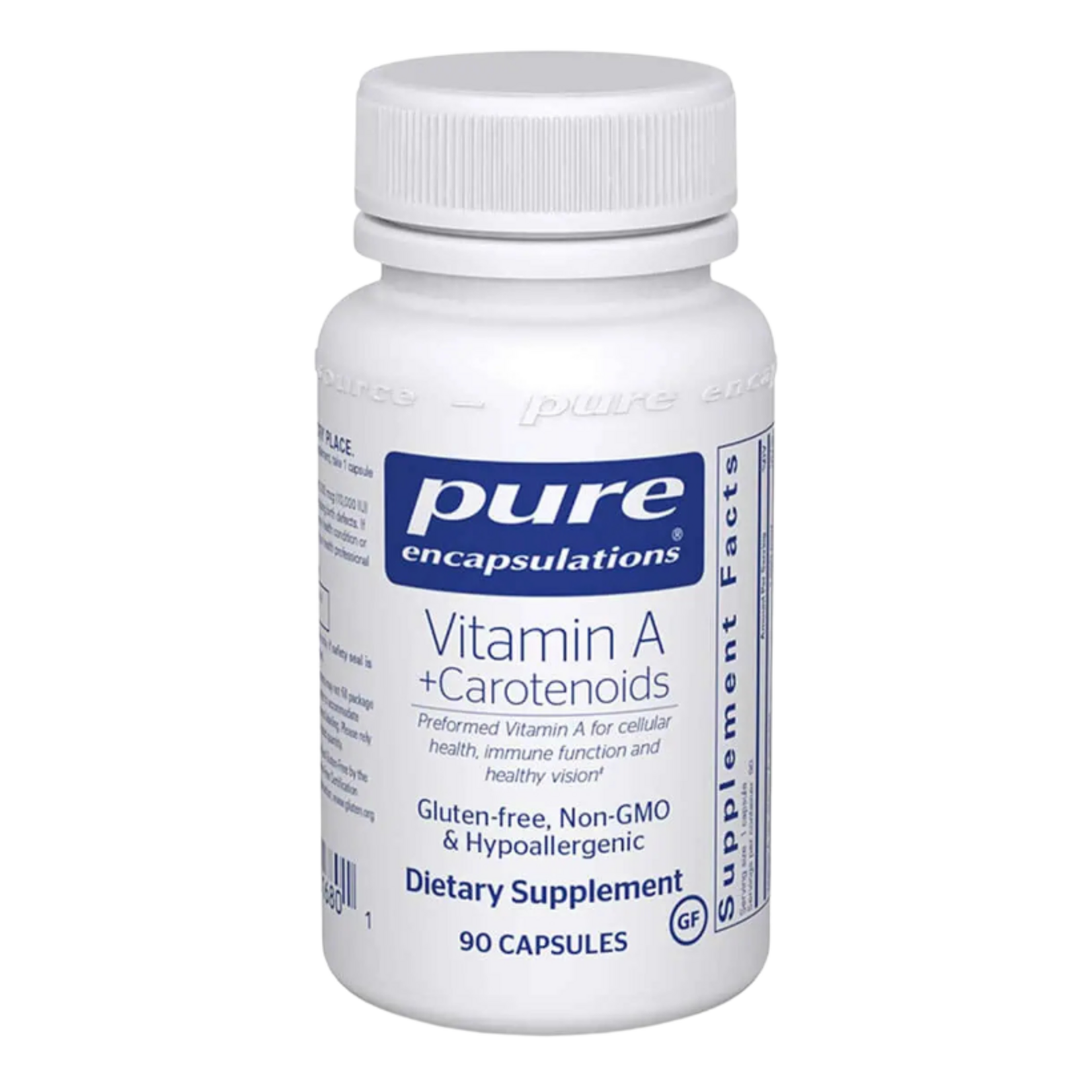 Pure Encapsulations Vitamin A + Carotenoids 90c Pure Encapsulation