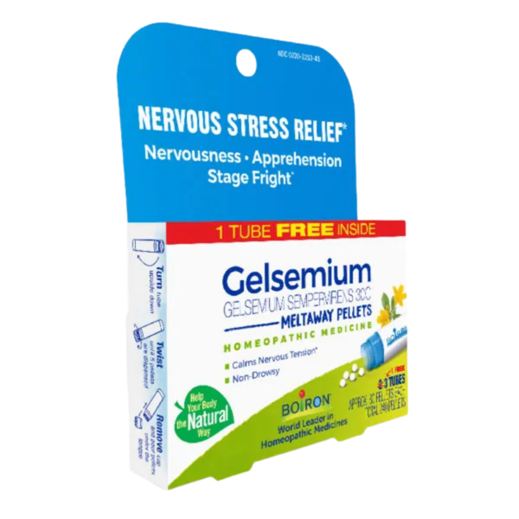 Boiron Gelsemium Sempervirens Boiron (6X, 30X, 6C, 9C, 12C, 15C, 30C, 200C, 1M, 10M, 30c Bonus pack)
