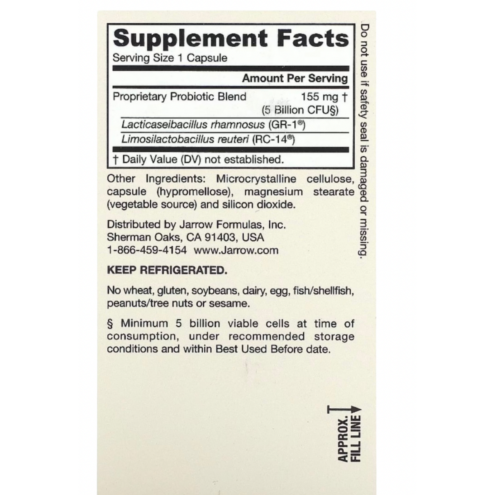 Jarrow Formulas Fem Dophilus 60c Jarrow Formulas