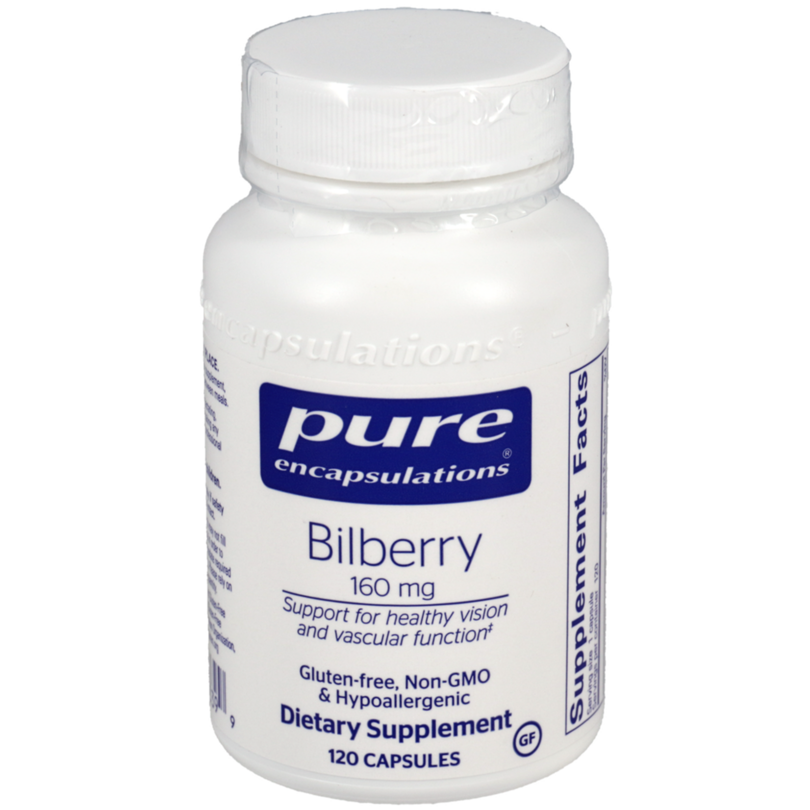 Pure Encapsulations Bilberry 160 mg 120 vegcaps Pure