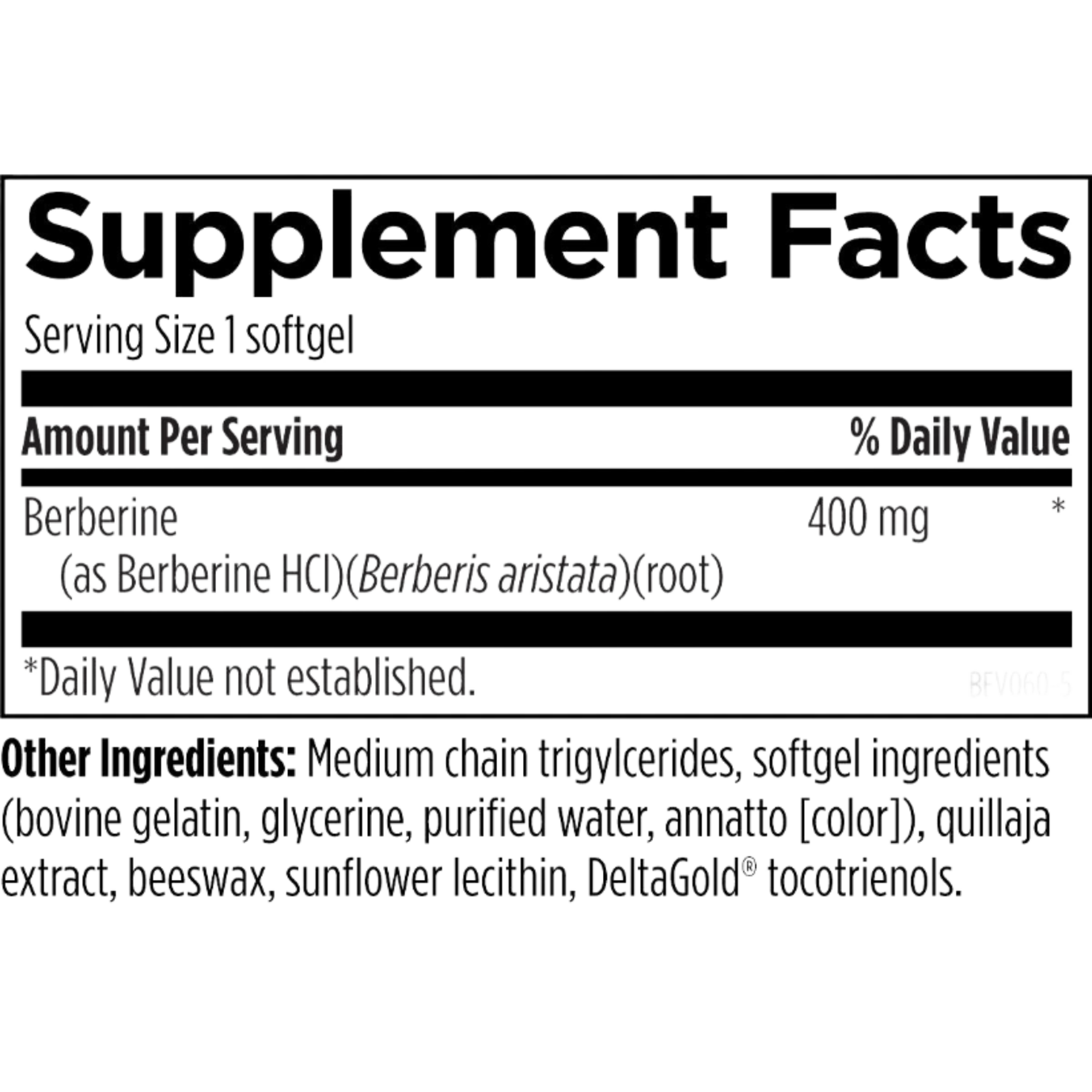 Designs for Health Berberine-Evail 60c Designs for Health