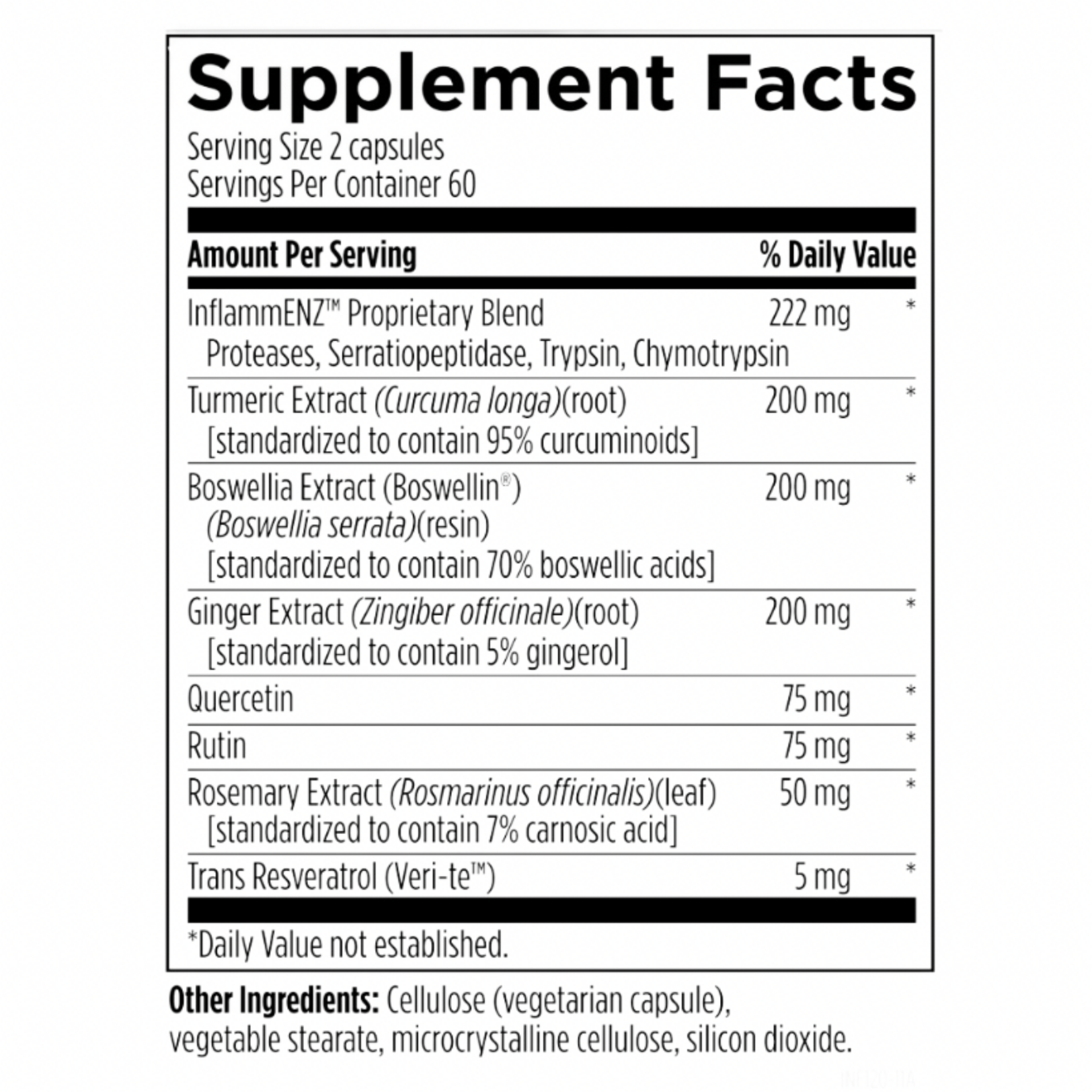 Designs for Health Inflammatone 120c Designs for Health
