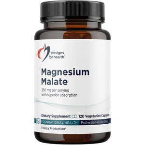 Designs for Health Magnesium Malate 360mg 120c Design for Health