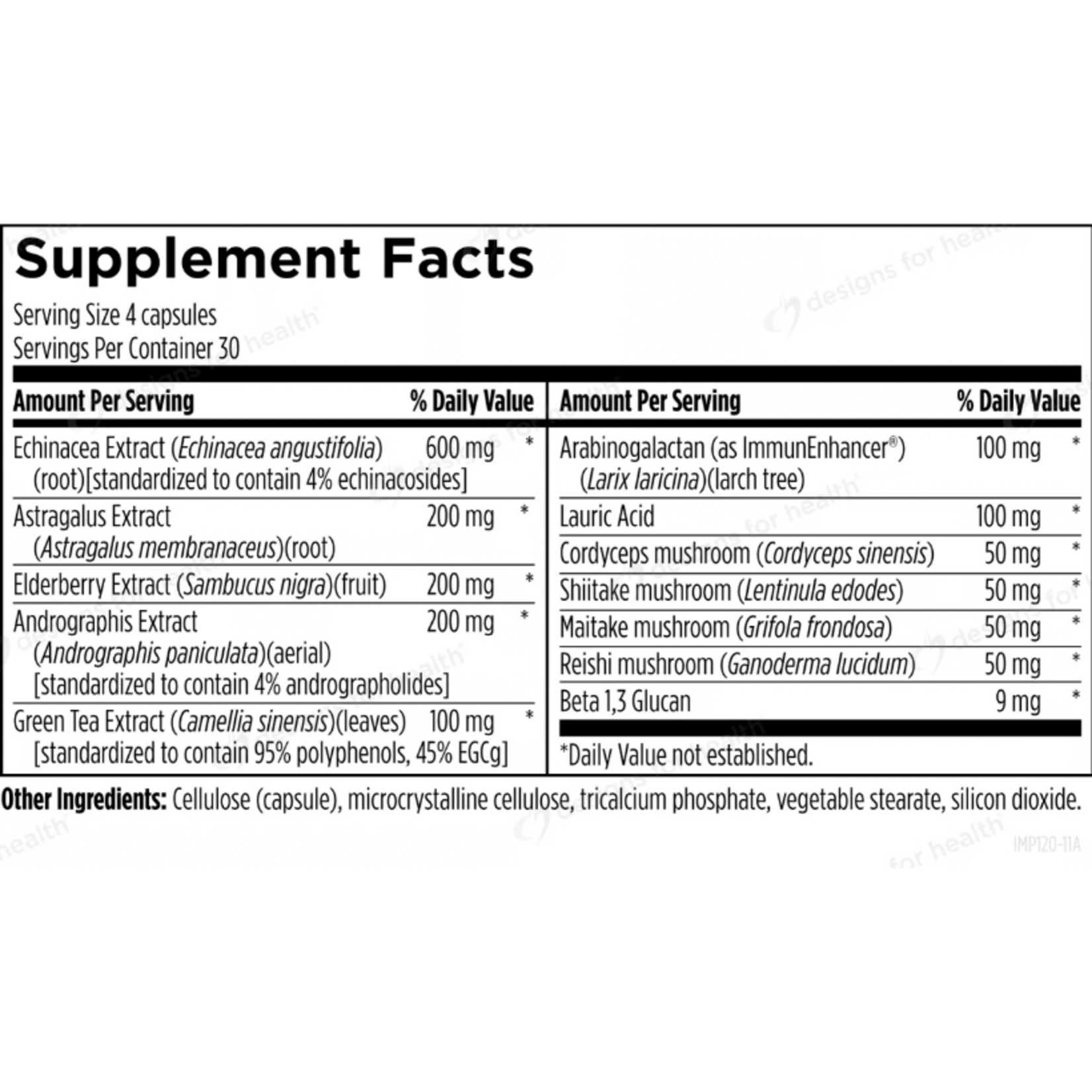 Designs for Health Immunitone Plus 120c Designs For Health