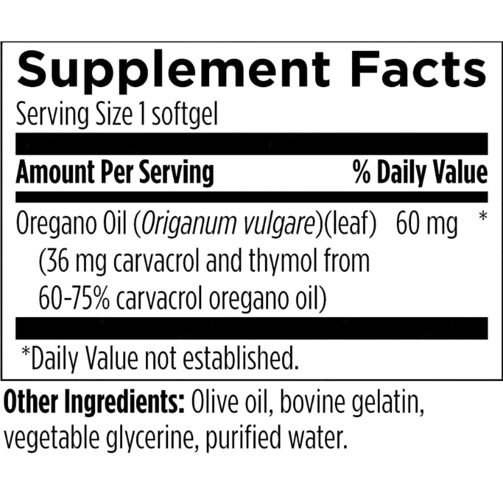 Designs for Health Oil of Oregano 60c Designs for Health