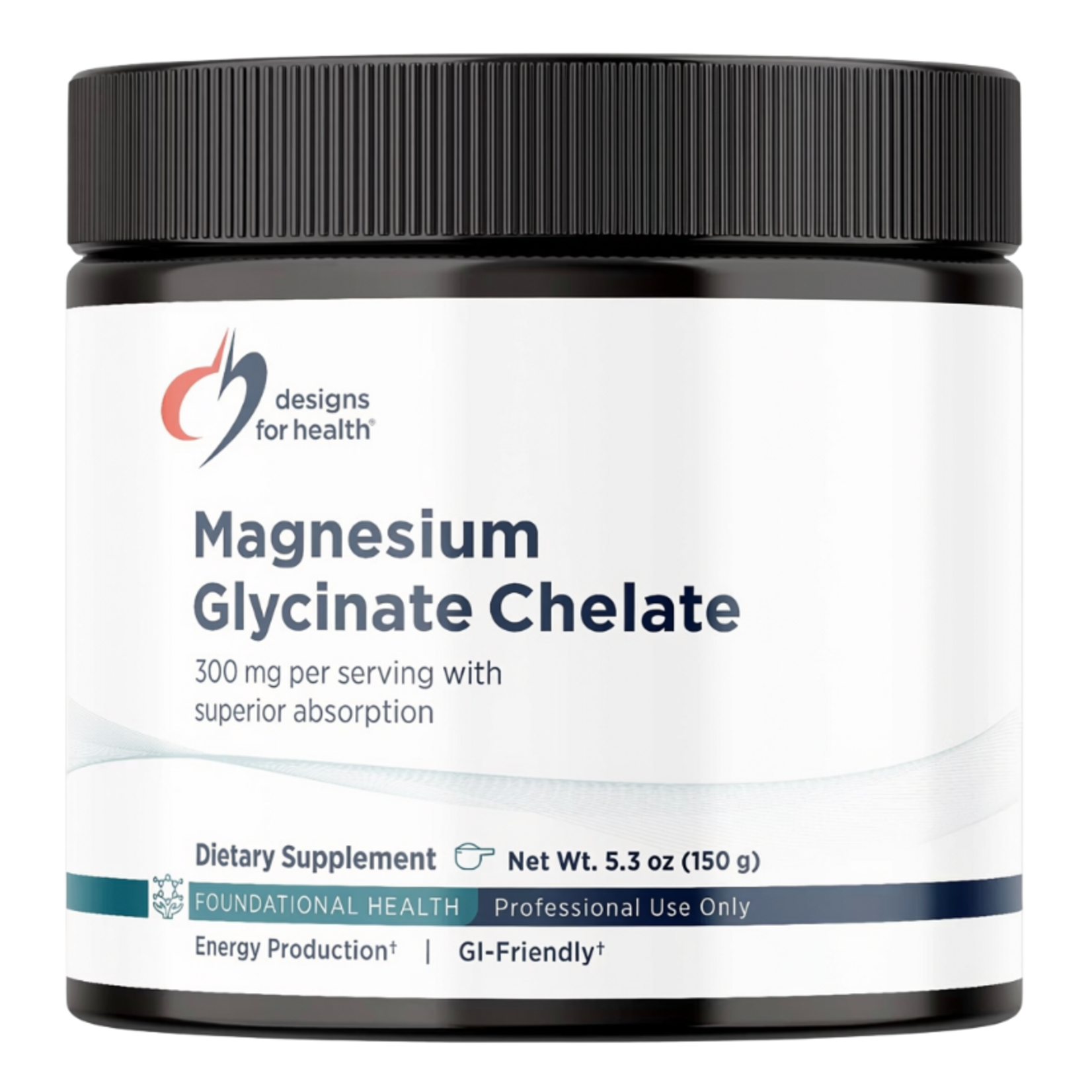 Designs for Health Magnesium Glycinate Powder (formerly Magnesium Chelate Pwd) 300mg Designs for Health