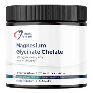 Designs for Health Magnesium Glycinate Powder (formerly Magnesium Chelate Pwd) 300mg Designs for Health