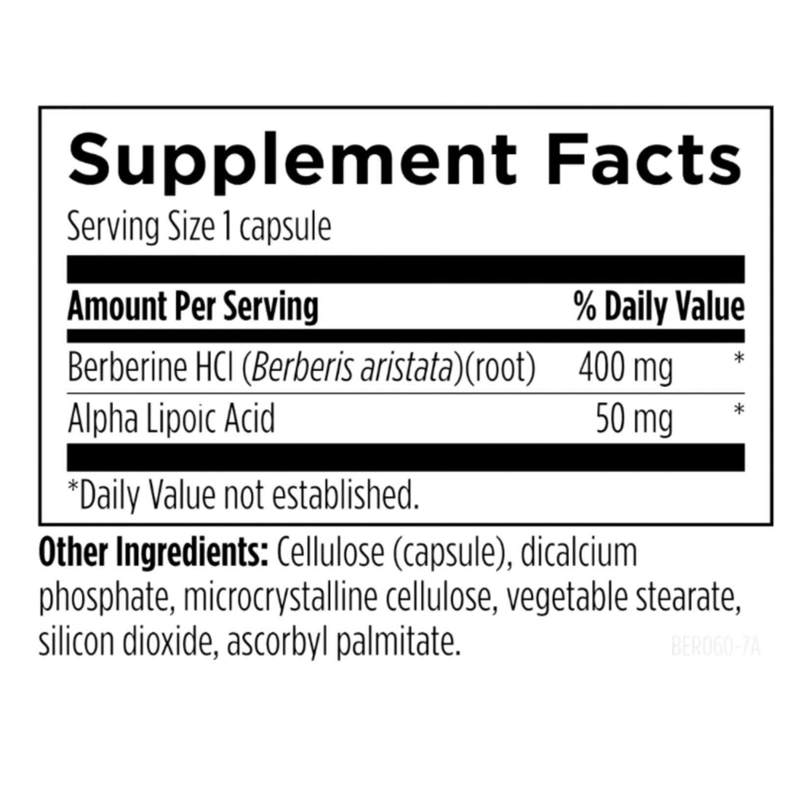 Designs for Health Berberine Synergy 60c Designs for Health