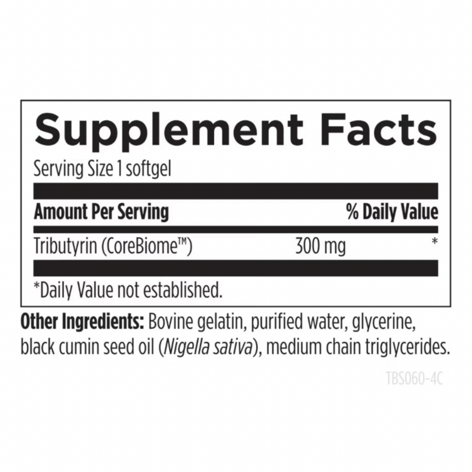 Designs for Health Tri-Butyrin Supreme 60sg Designs for Health