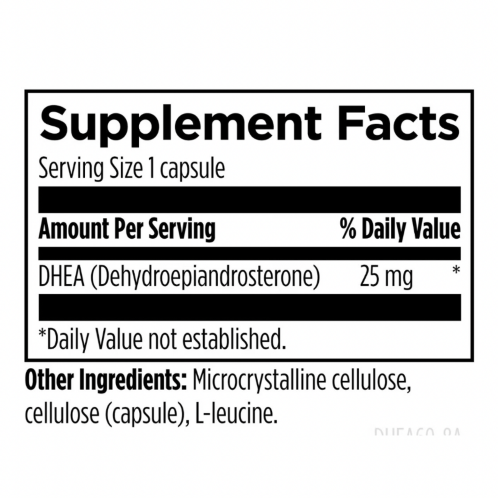 Designs for Health DHEA 25mg 60c Designs for Health