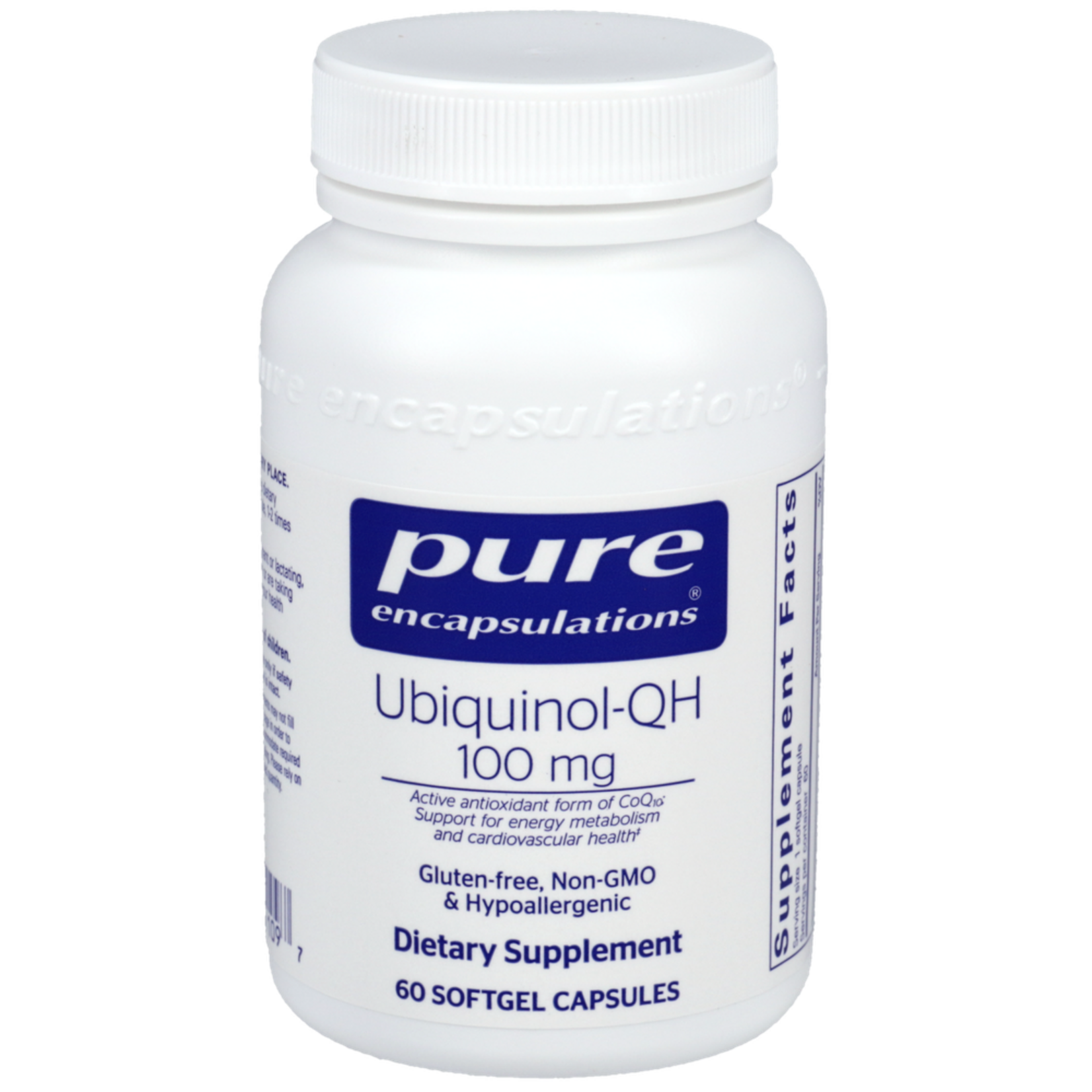 Pure Encapsulations Ubiquinol-QH 100 mg 60 softgels Pure