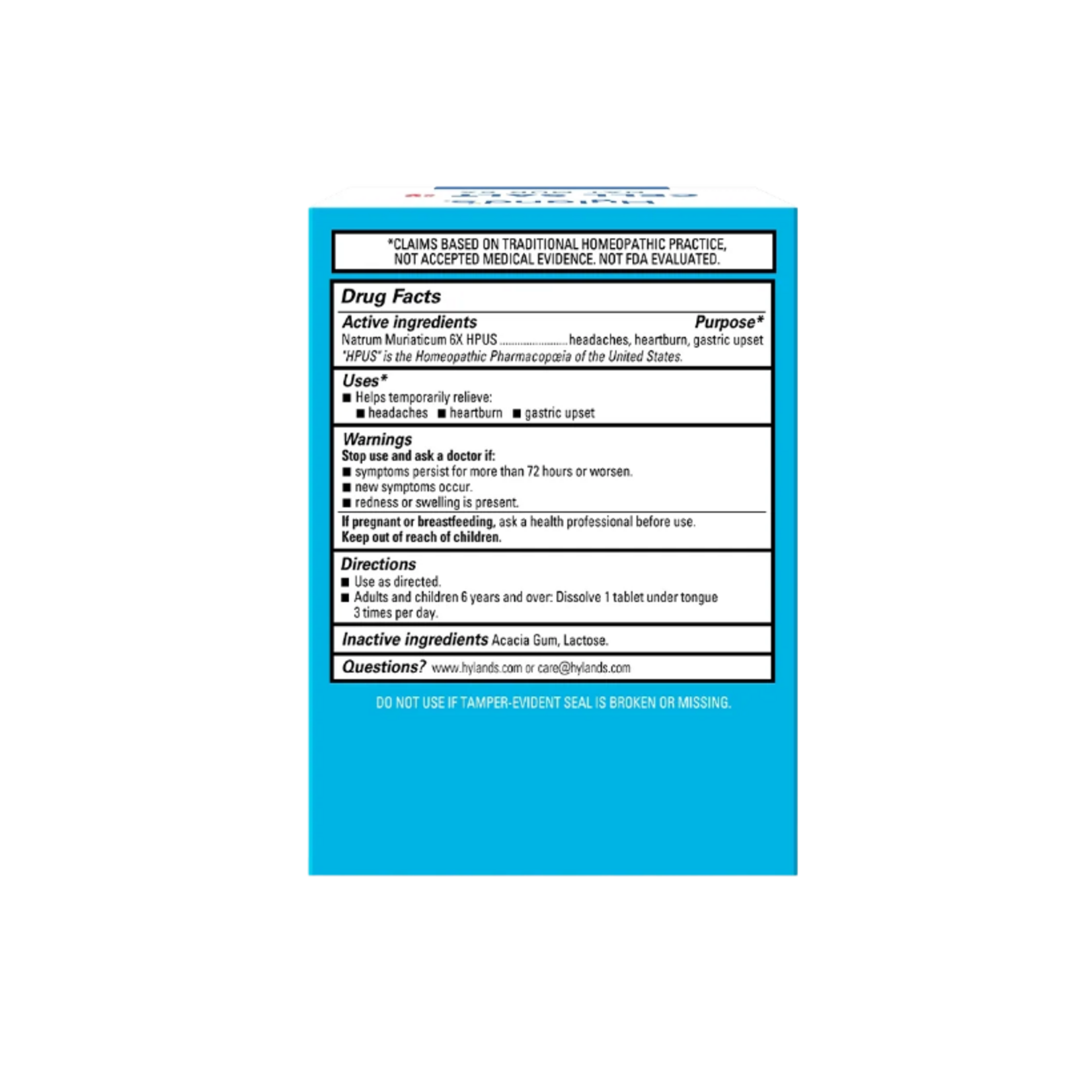 Hylands Hyland's Cell Salt #9 Nat Mur 100t