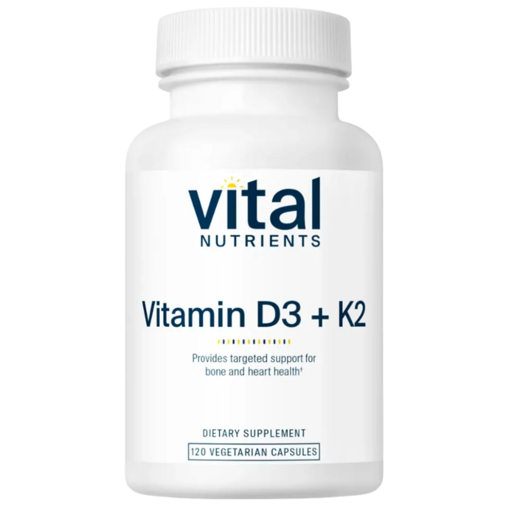Vital Nutrients Vitamin D3 + K2 Vital Nutrients 120c