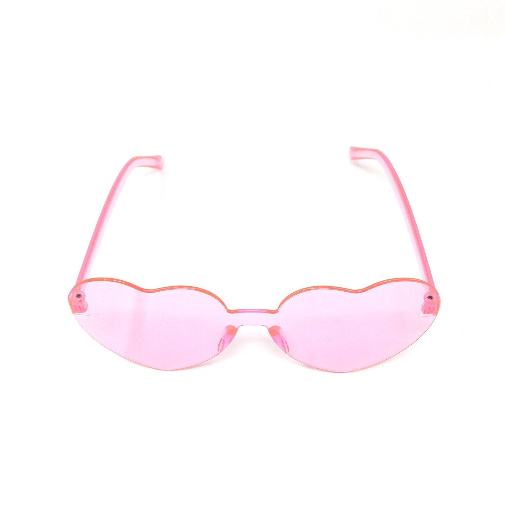Festival Party Heart Shapped Rimless Glasses