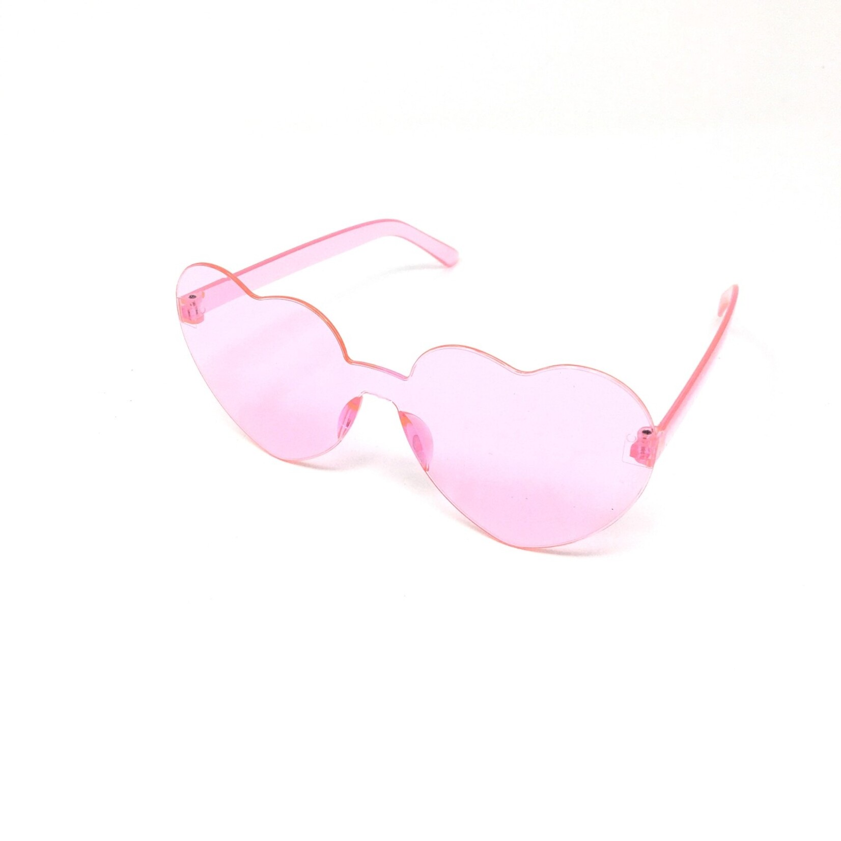 Festival Party Heart Shapped Rimless Glasses