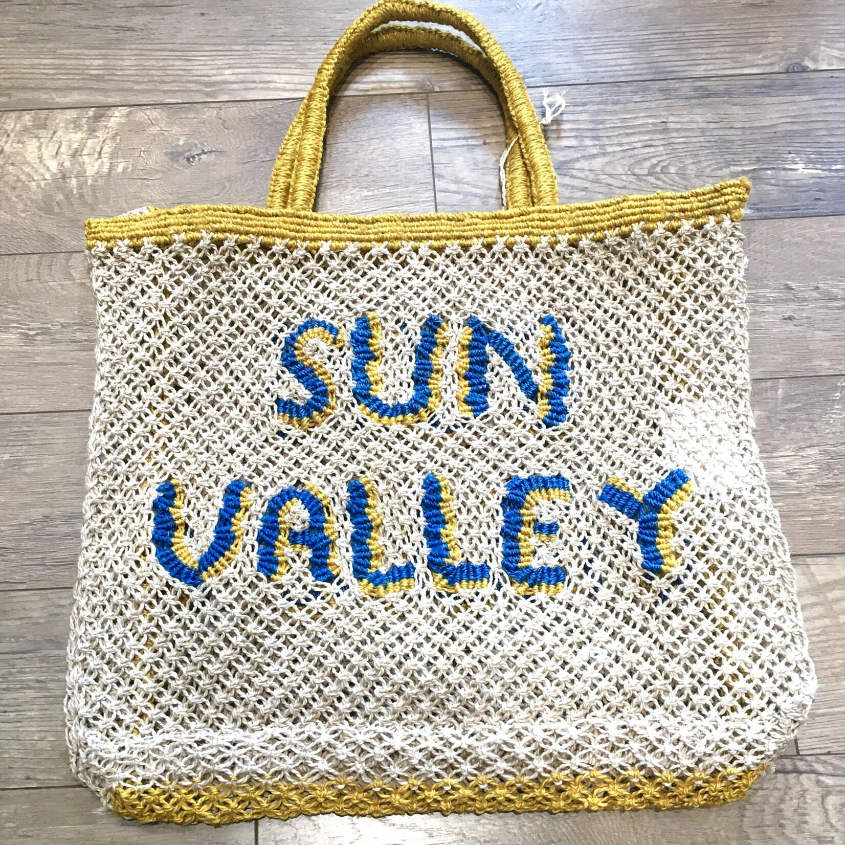 The Jacksons The Jacksons "SUN VALLEY" Hand Woven Jute Bag