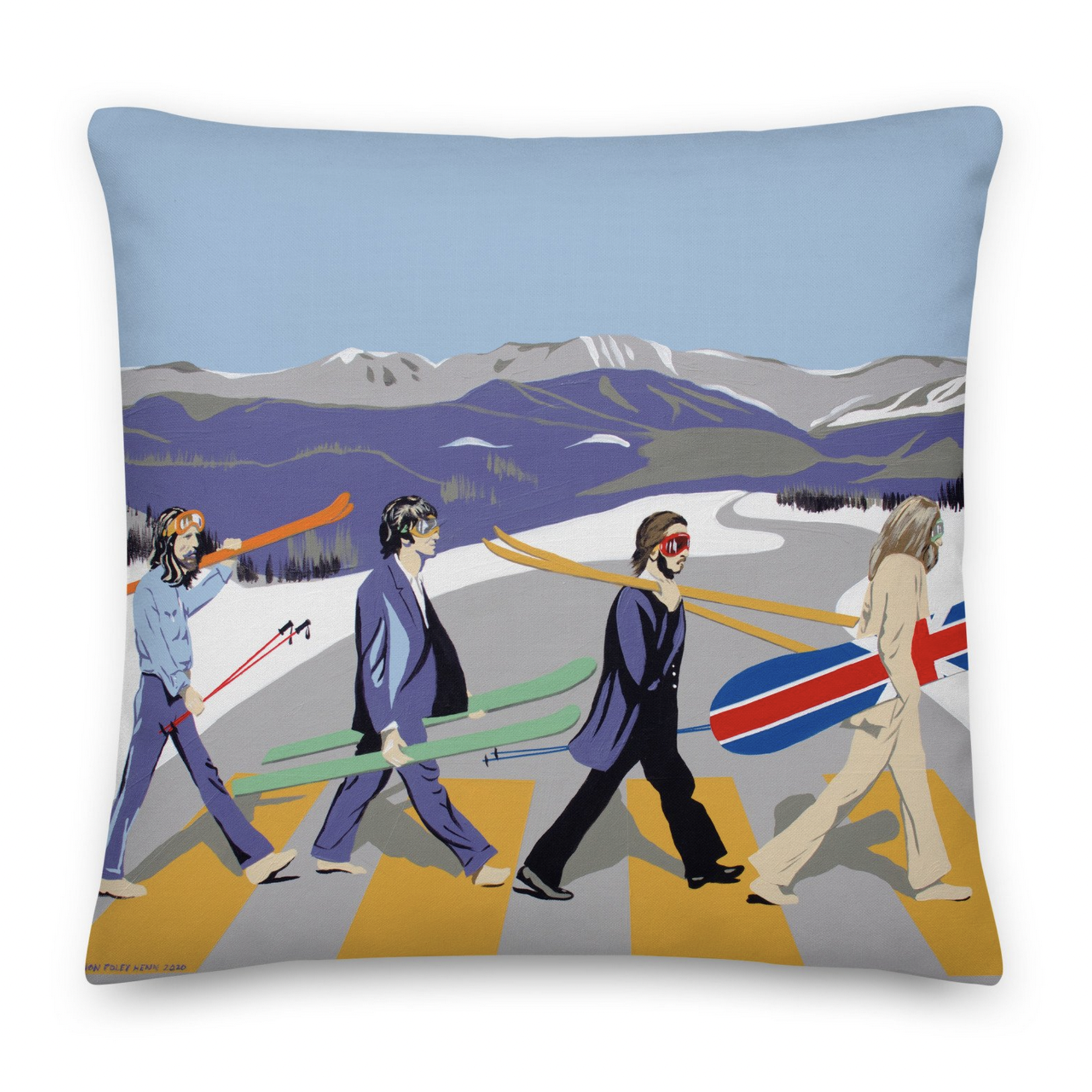 Abbey Road Apres Ski Pillow