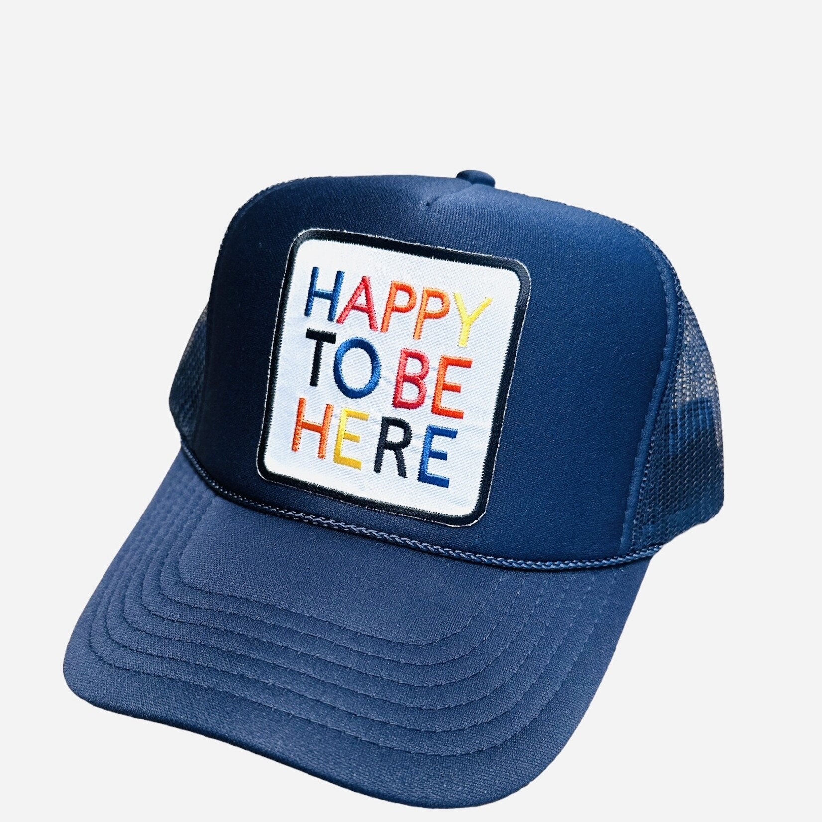 Après Babe "Happy To Be Here" Primary Colors Trucker Hat
