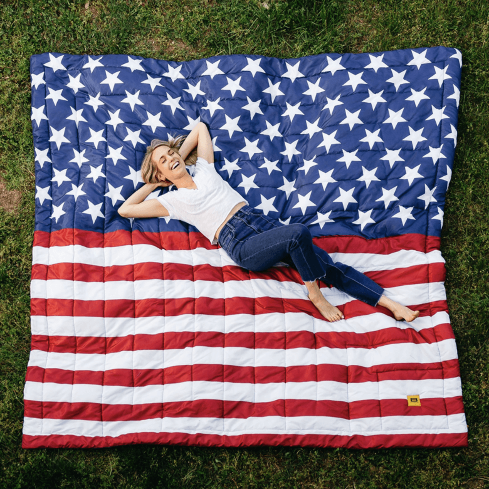 American Flag Blanket