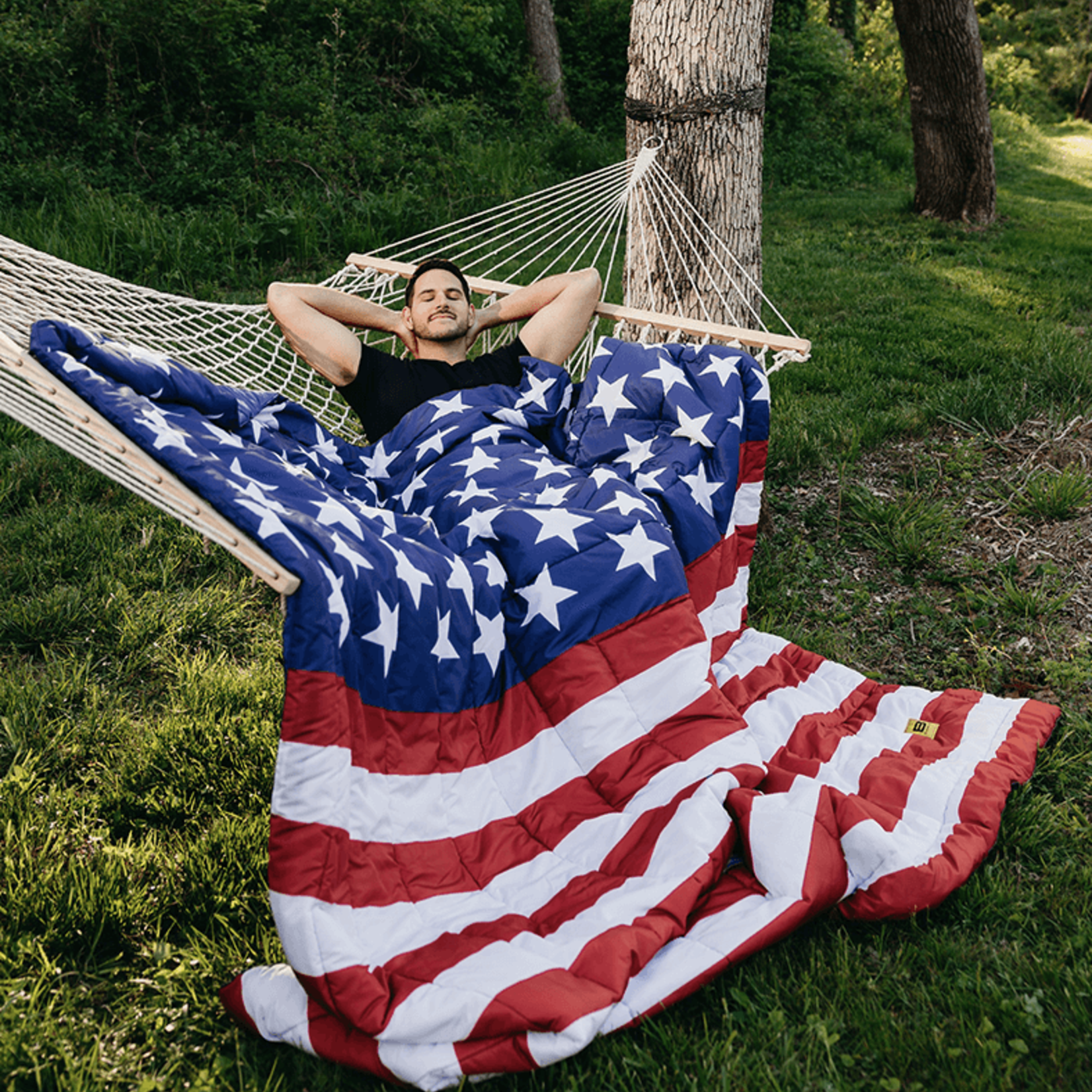 American Flag Blanket