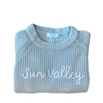 Après Babe Ribbed Cotton "Sun Valley" Crew Neck Sweater