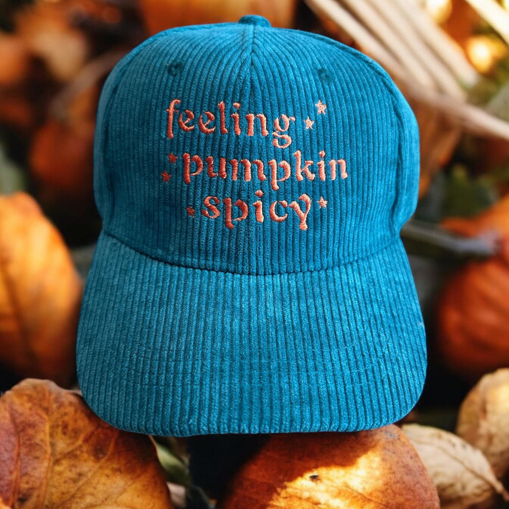 Feeling Pumpkin Spicy Corduroy Ballcap