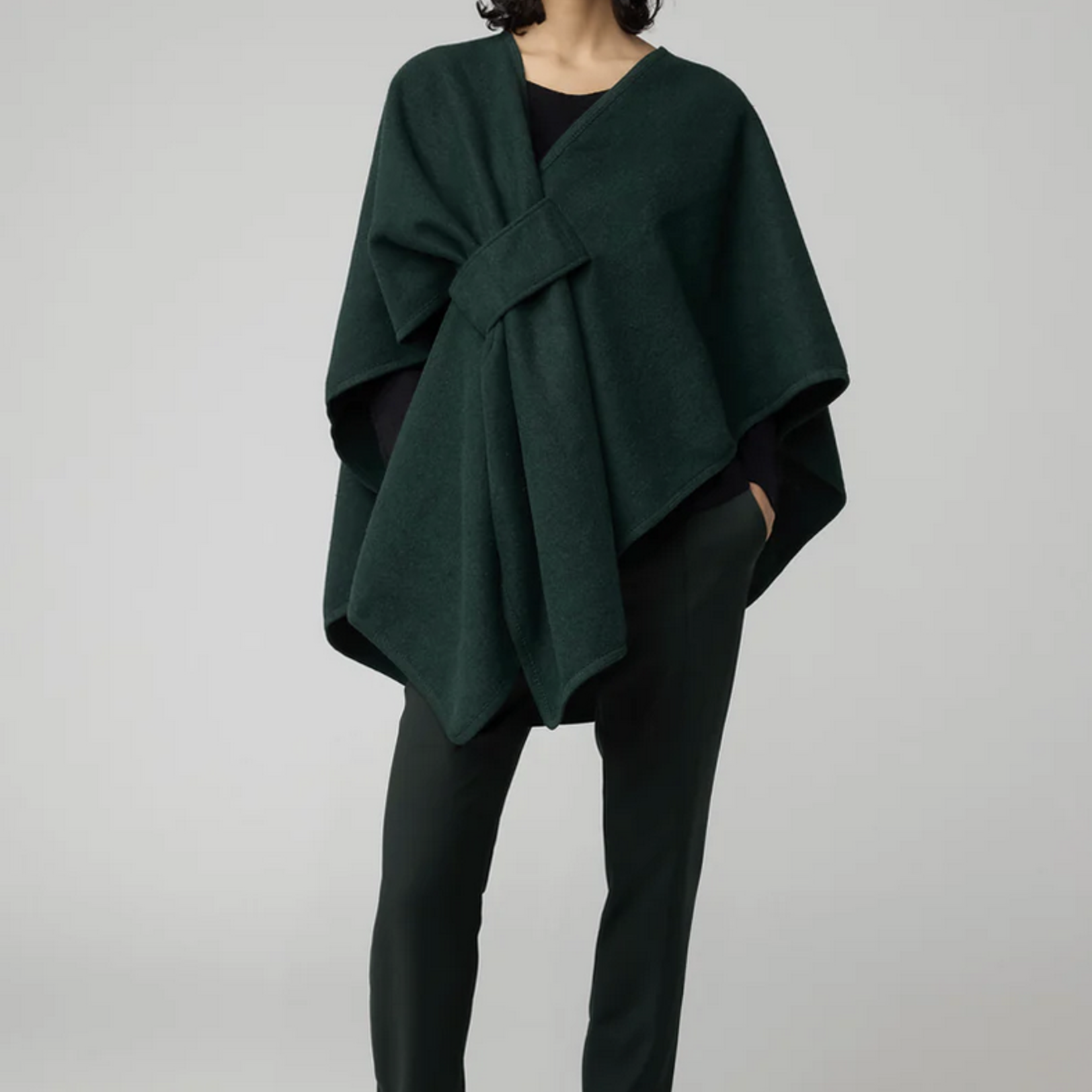 SOIA & KYO Knitted Wrap With Loop