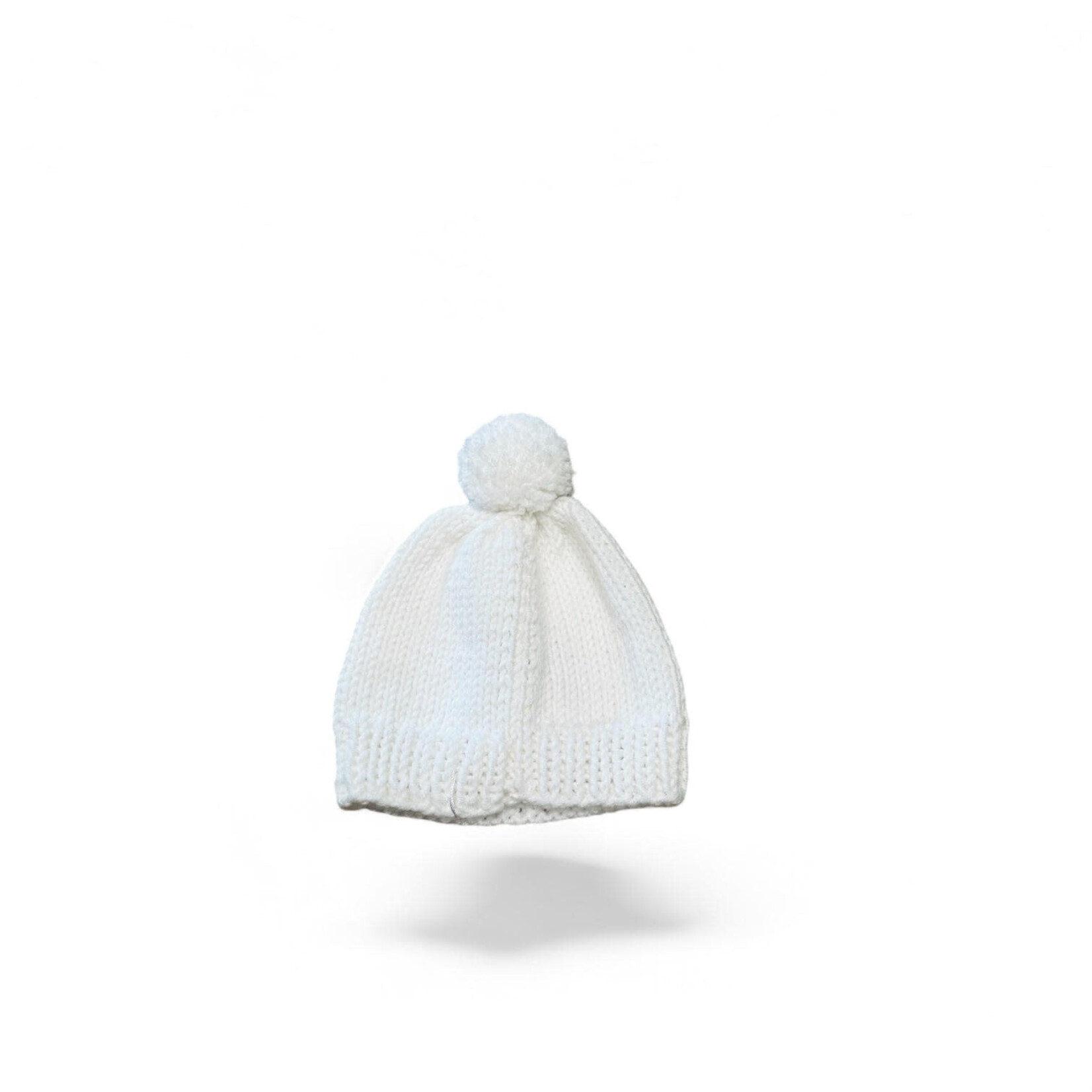 Après Babe Hand Knitted Heart Beanie w/Pom Pom