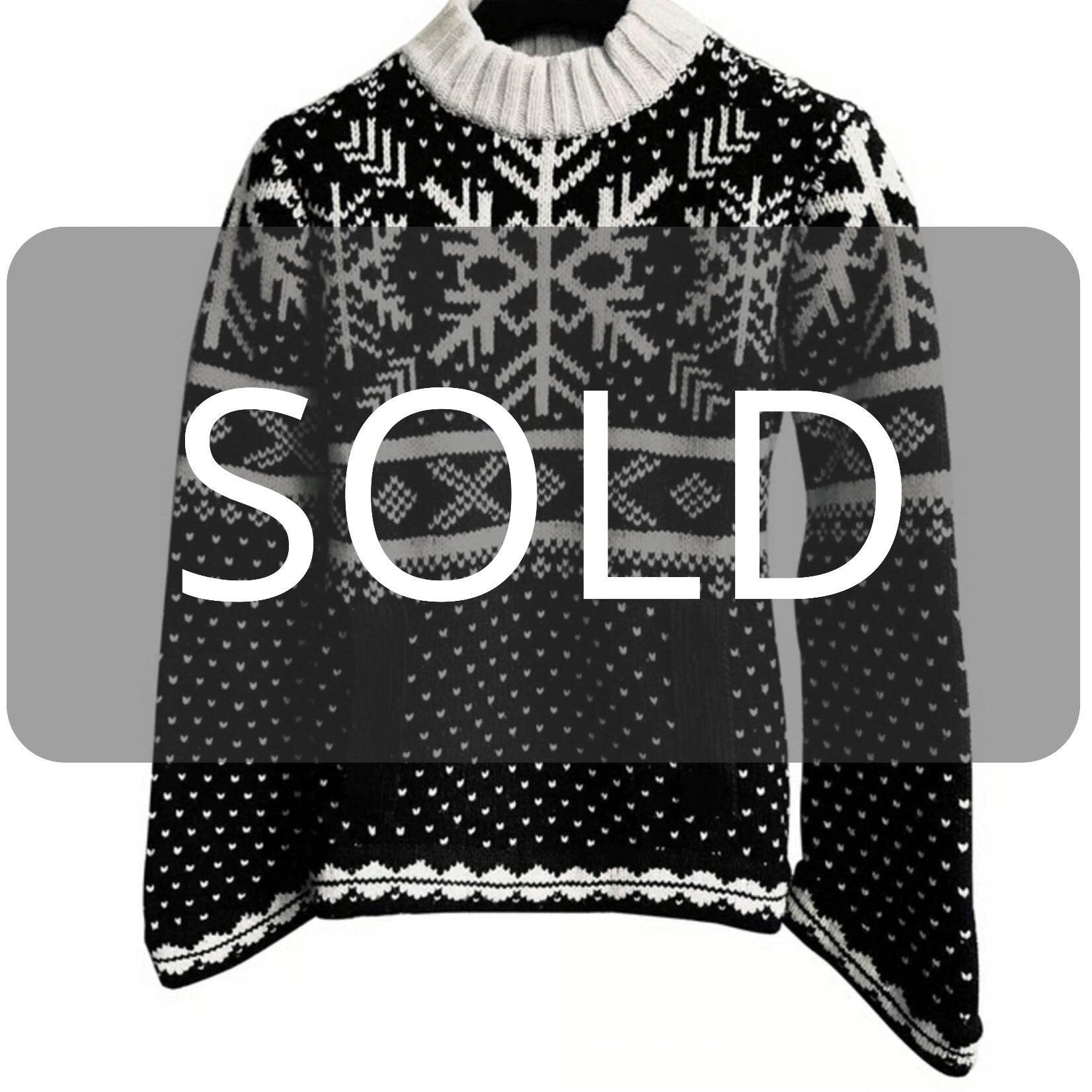 Sacai Extremely Rare Sacai Designer Ski Sweater
