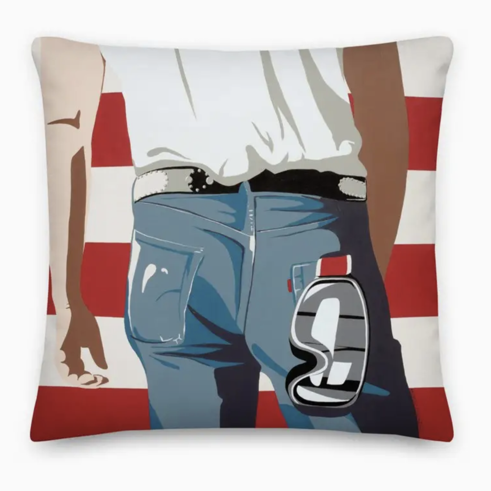 Springsteen Album Cover Après Ski Pillow