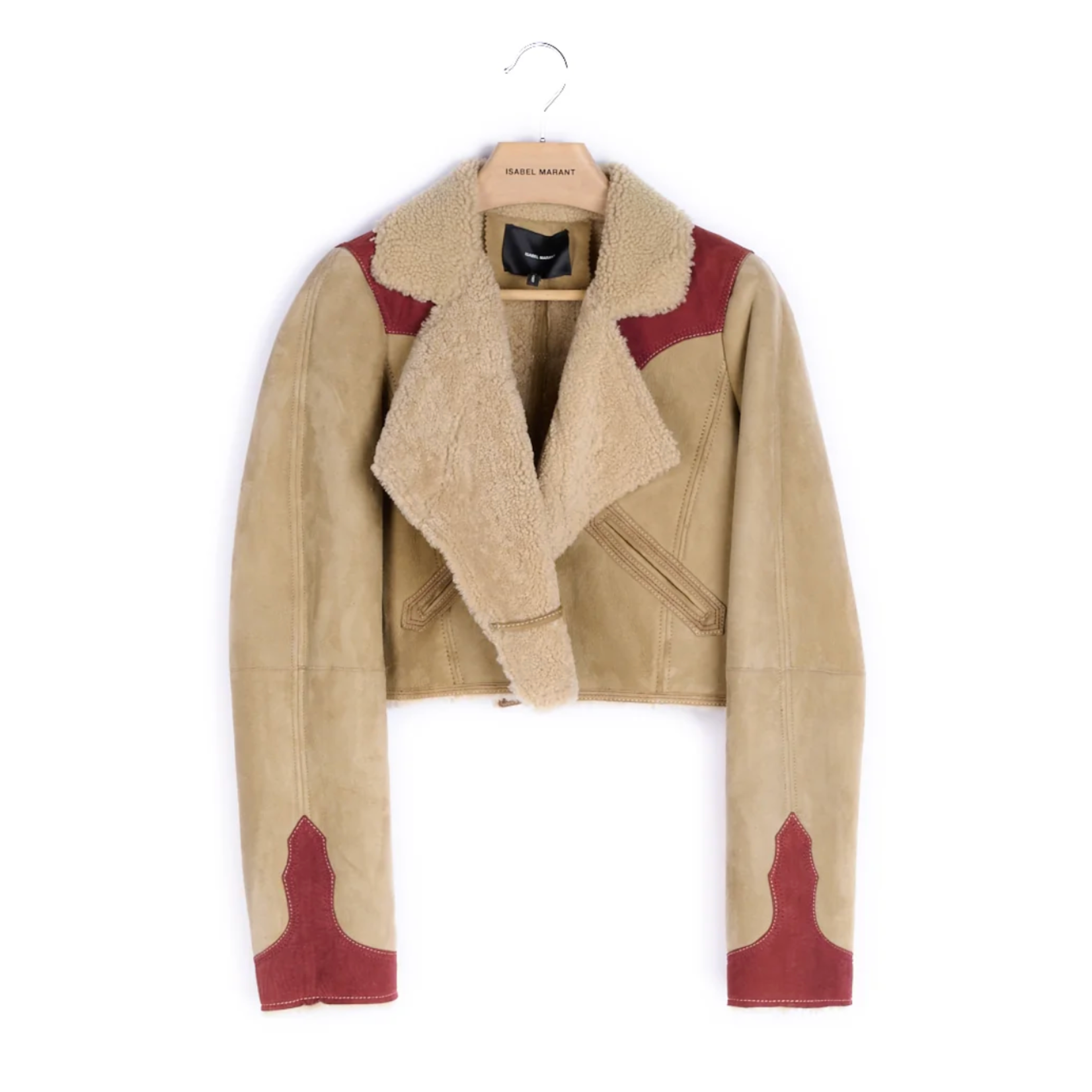 Isabel Marant Vintage Isabel Marant Shearling Western Cropped Jacket. Size M