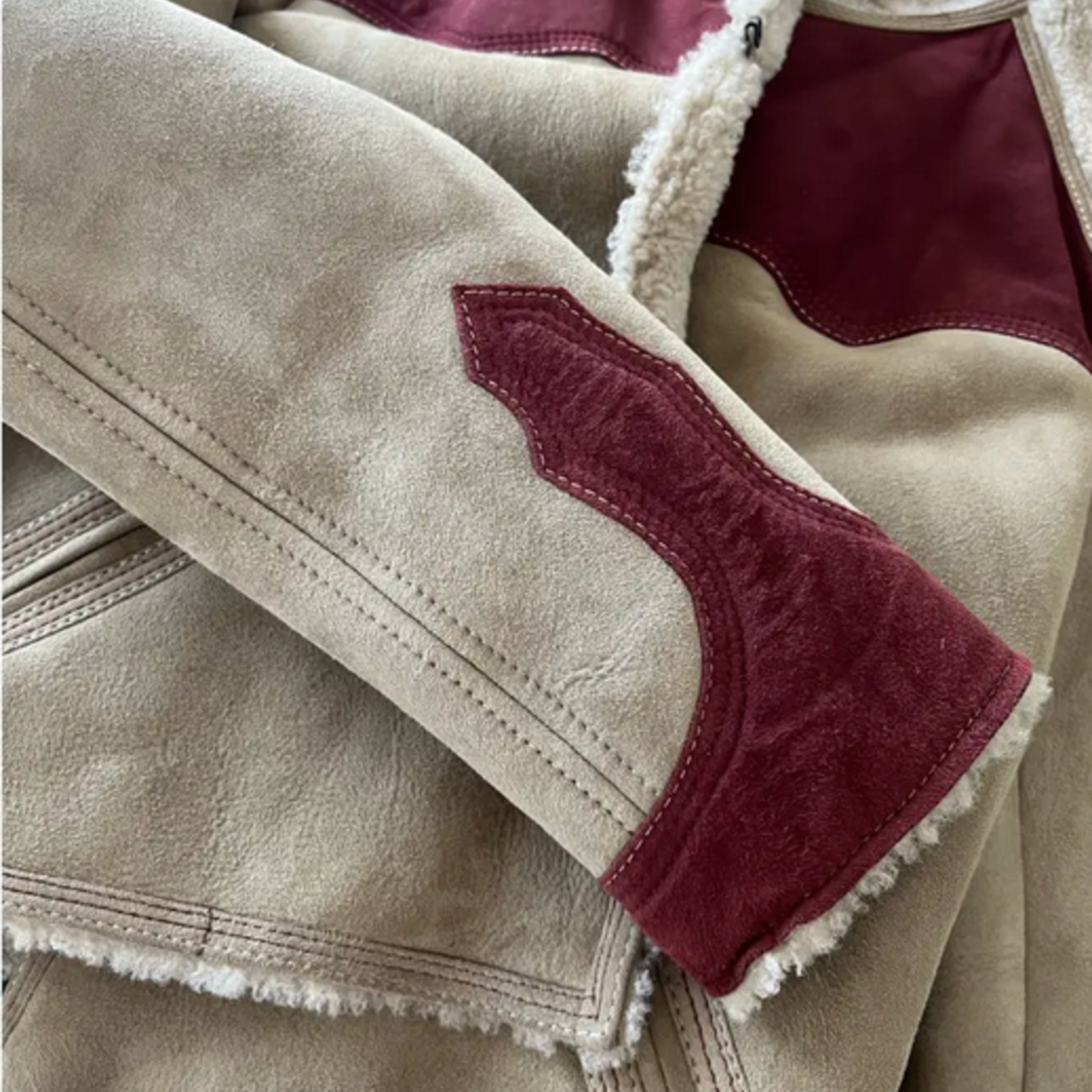 Isabel Marant Vintage Isabel Marant Shearling Western Cropped Jacket. Size M