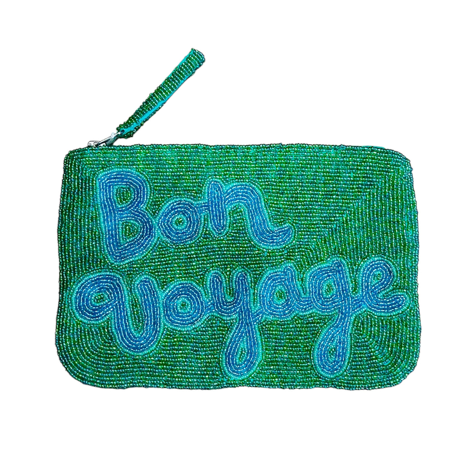 The Jacksons The Jacksons Beaded Zip Bag/Clutch