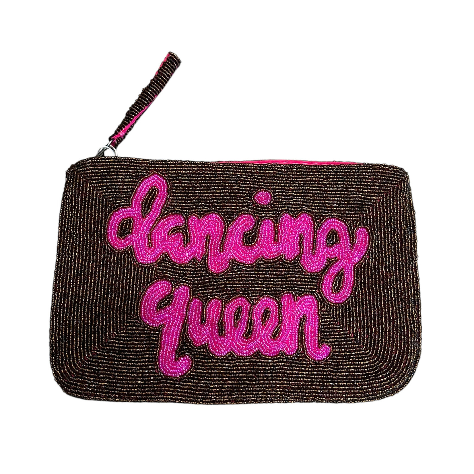 The Jacksons The Jacksons Beaded Zip Bag/Clutch