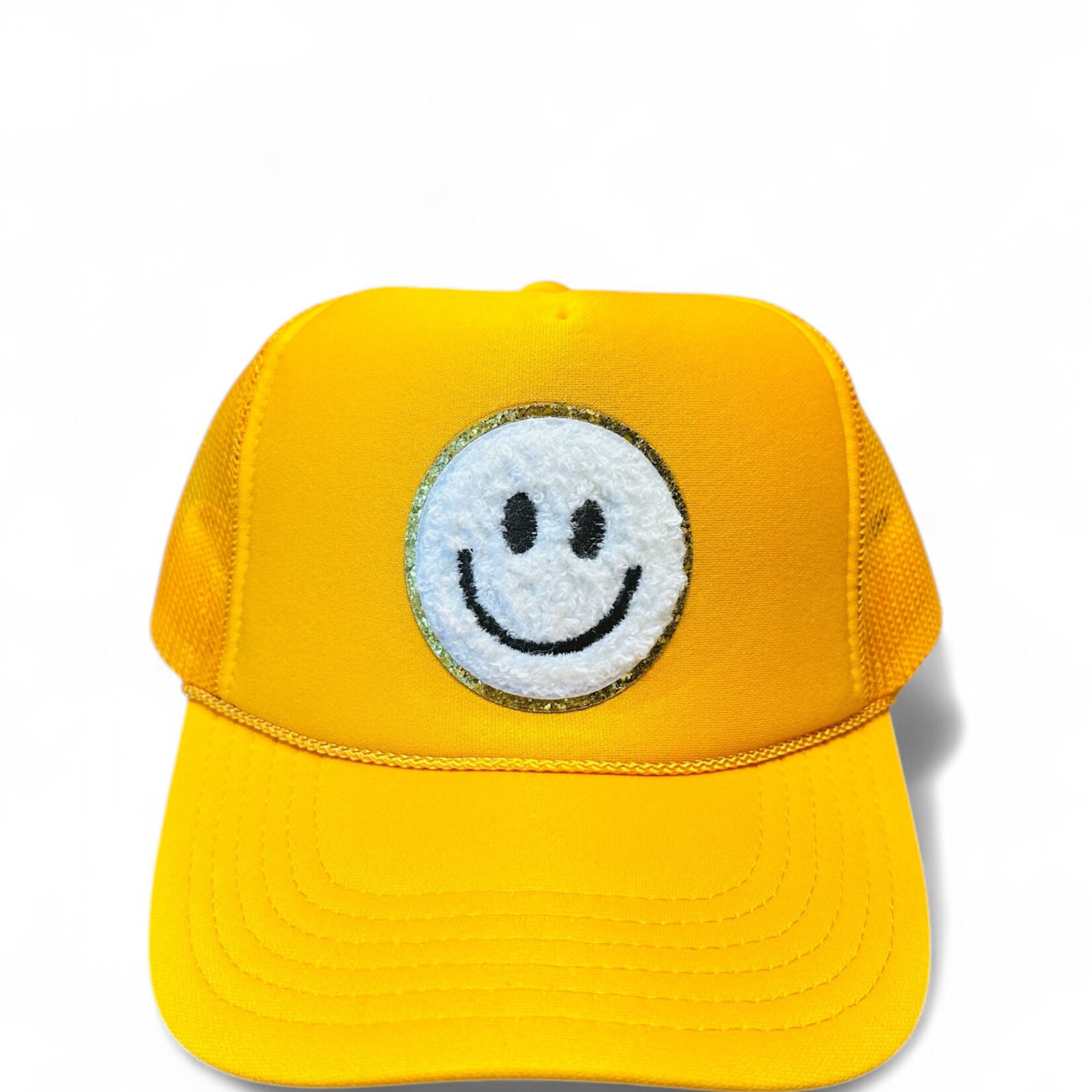 Après Babe Yellow Smiley Face Trucker Hat